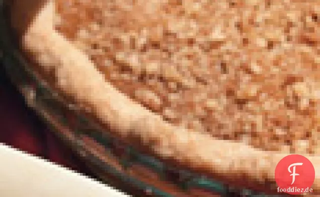 Kürbiskuchen mit braunem Zucker-Walnuss-Topping