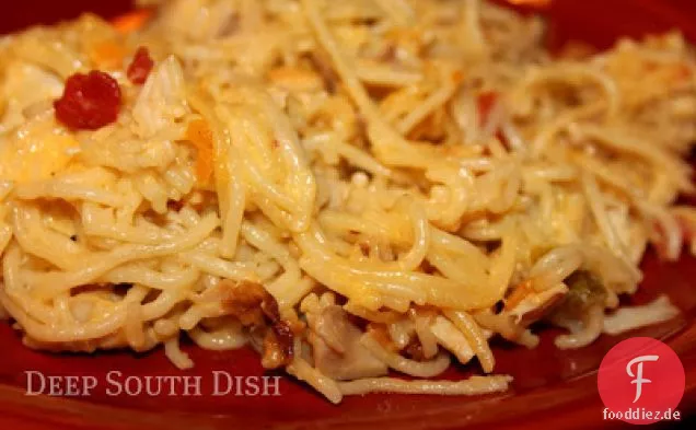 Hühnchen-Spaghetti-Auflauf