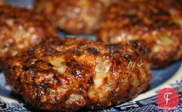 Cajun Schweinefleisch und Garnelen Burger