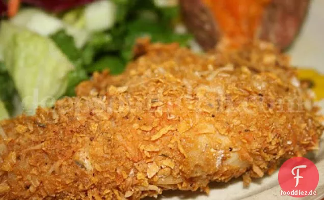 Knusprig im Ofen gebratenes Buttermilchhuhn