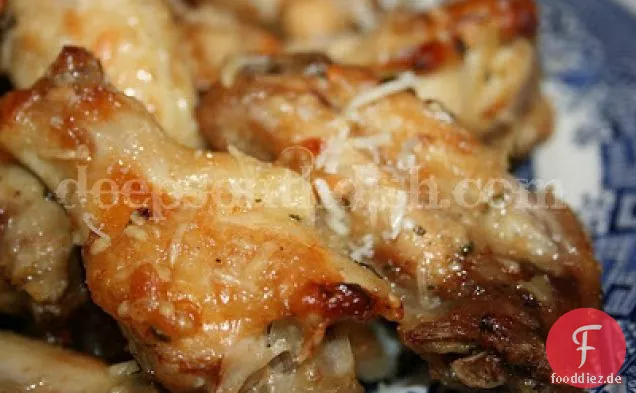 Knoblauch Parmesan Flügel