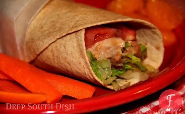 Grill Huhn Salat Wrap