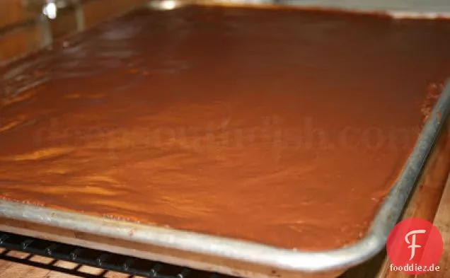 Buttermilch Schokolade Texas Blechkuchen