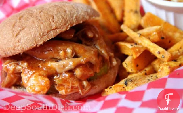 Slow Cooker Gezogen Huhn
