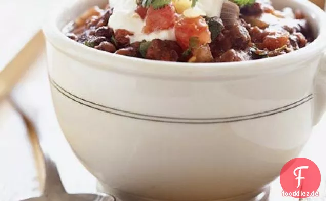 Schwarze Bohnen Chili