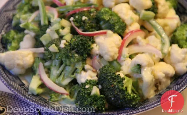 Brokkoli-Blumenkohl-Salat