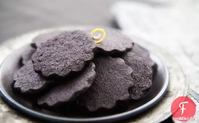Schokolade Orange Shortbread Cookies