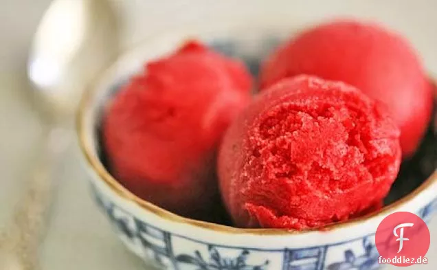 Pflaumensorbet