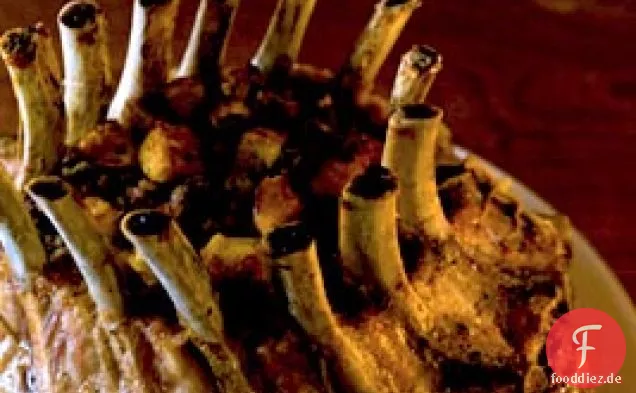 Crown Braten von Schweinefleisch