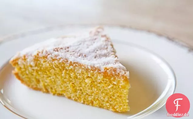 Orange Maismehl Kuchen