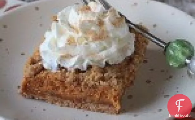 Kürbis Streusel Käsekuchen Bars
