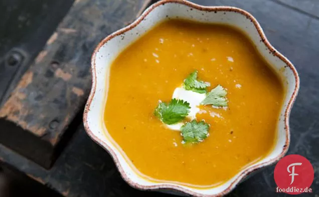 Curry-Butternut-Kürbis-Suppe