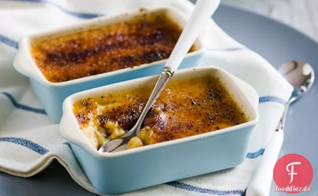 Rezept für Kürbis-Crème Brûlée mit braunem Zucker
