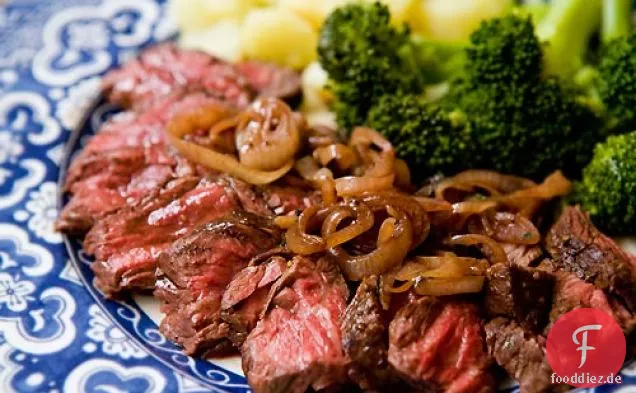 Hanger Steak mit Schalotten