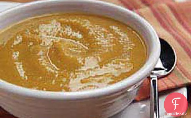 Frische Kürbissuppe
