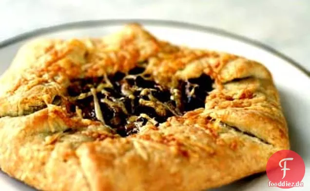 Rustikale Zwiebeltarte