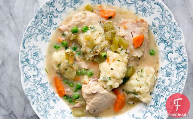 Huhn und Knödel