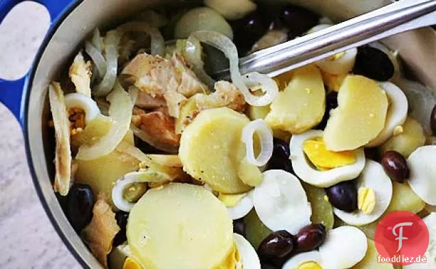 Portugiesischer Salz-Kabeljau-Eintopf (Bacalao oder Bacalhoada)
