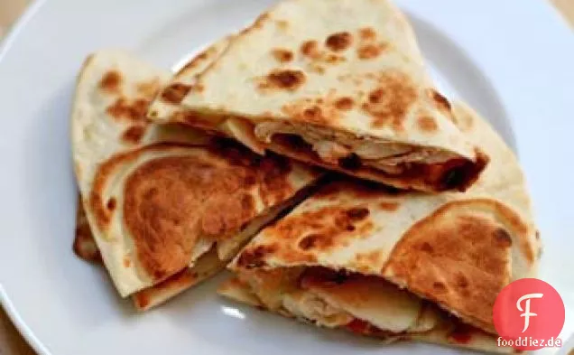 Apfel Huhn Quesadilla