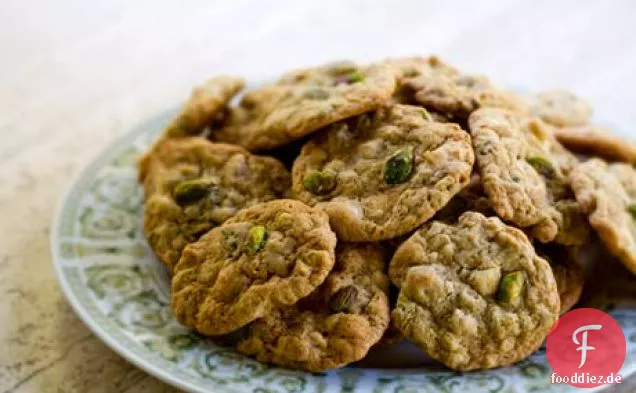 Pistazien Weiße Schokolade-Chip-Cookies