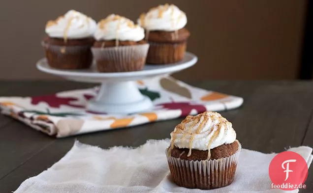 Kürbis-Gewürz-Latte-Cupcakes