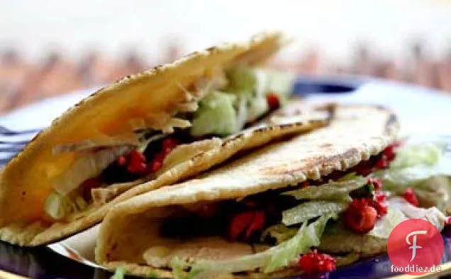 Die Türkei Tacos mit Cranberry Salsa