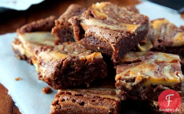 Schokoladen-, Kürbis- und Pekannuss-Brownies