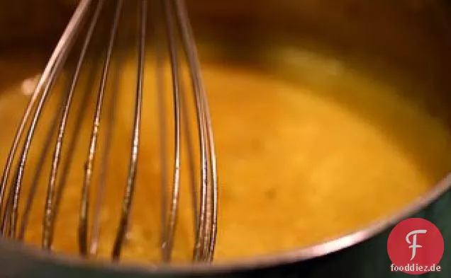 Orangenbutter-Sauce (Beurre Blanc) für Meeresfrüchte