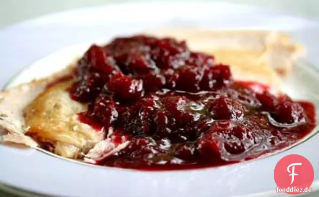 Würzige Cranberry-Sauce mit Pinot Noir