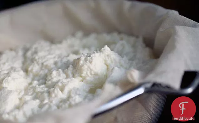 Hausgemachte Ricotta-Käse