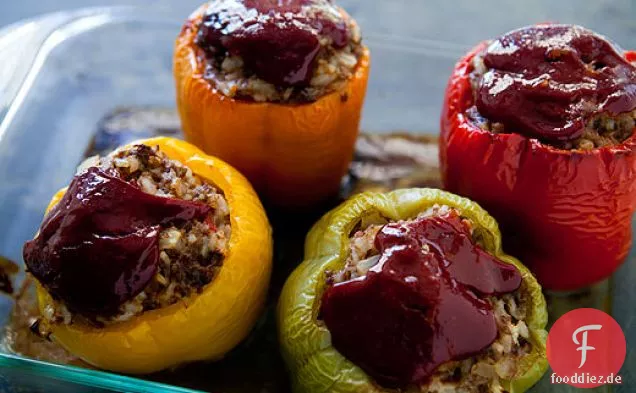 Papas gefüllte Paprika