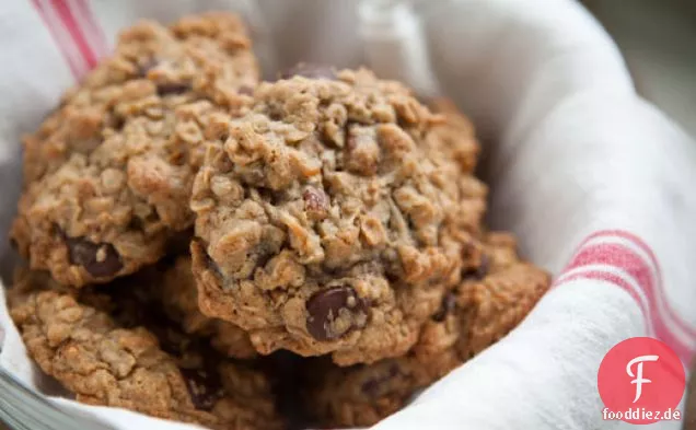 Haferflocken Schokolade Chip Cookies