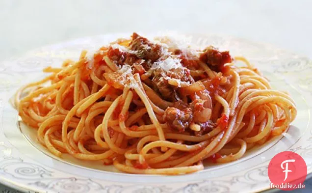 EINFACHE italienische Wurst-Spaghetti