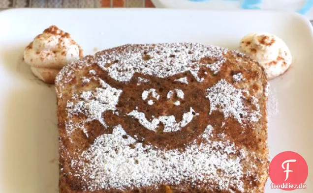Kürbis Ricotta gefüllter French Toast