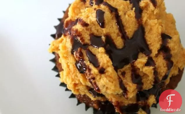 Kürbis-Gewürz-Cupcakes Rezept