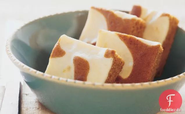 Wirbelte Kürbis-Käse-Sahne-Bars