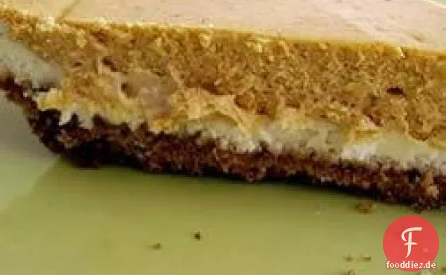 Doppelschicht Kürbis Käsekuchen