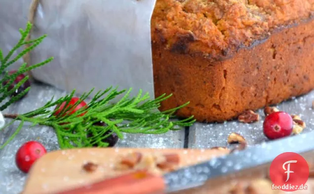 Glutenfreie Kürbis-Pekannuss-Brot