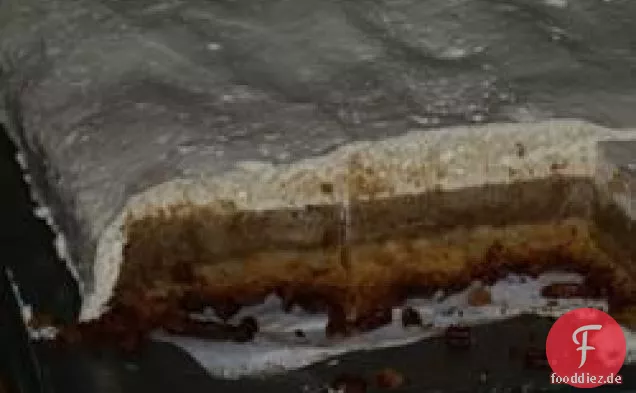 Umgedrehter Kürbiskuchen
