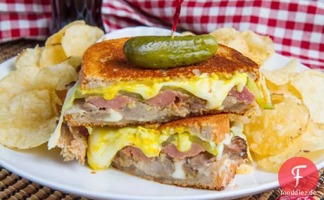 Kubanisches gegrilltes Käsesandwich