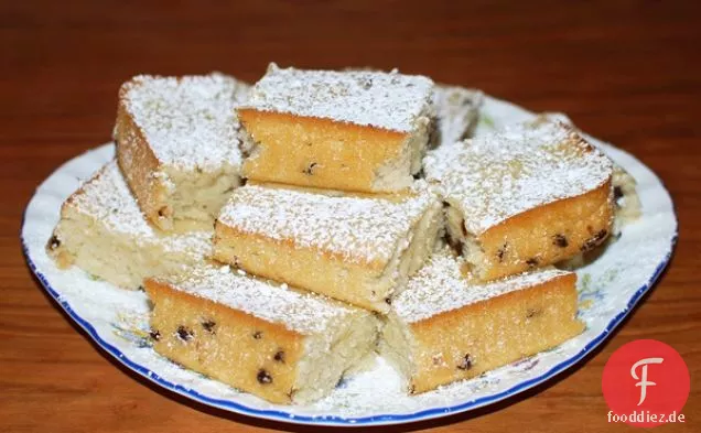 Minze Schokolade Chip Snacking Kuchen