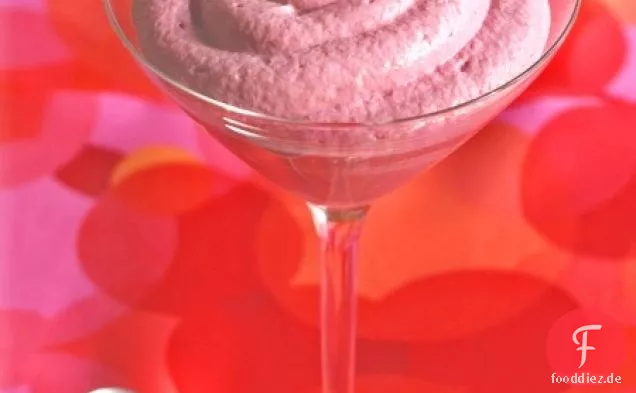Verträumte purpurrote Mousse
