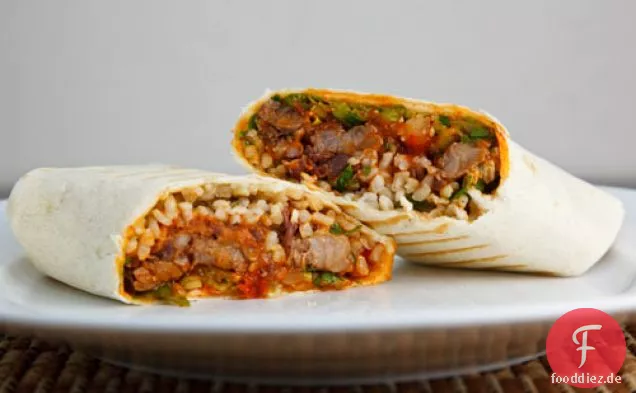 Koreanische Kurze Rippe Burrito