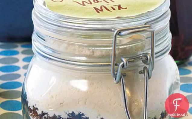 Cappuccino Waffel Mix mit Kaffeesirup