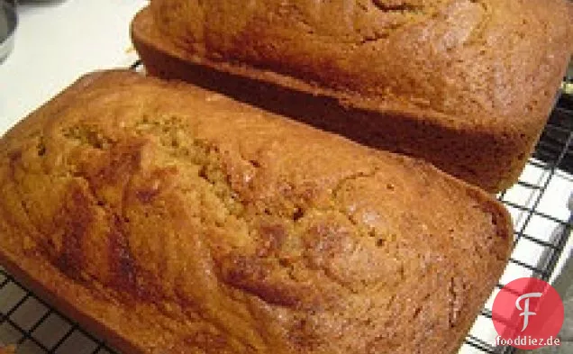 Süßes milchfreies Kürbisbrot