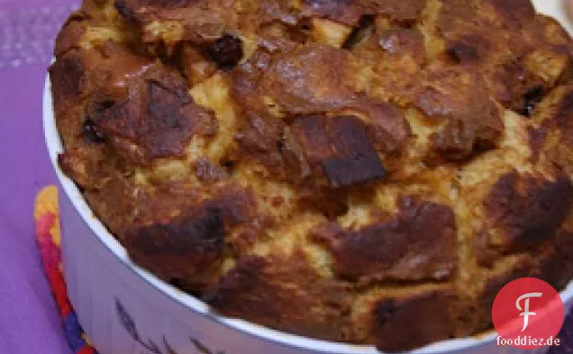 Kürbis-Schokoladenbrotpudding