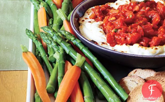 Gebackener Ziegenkäse-Dip