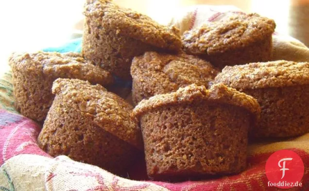 Hanf ‘N Honig-Kleie-Muffins