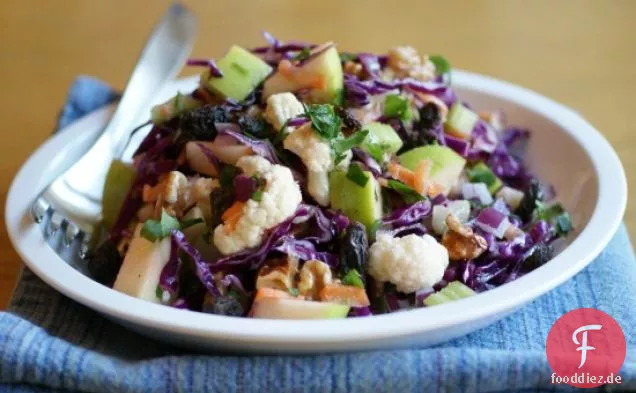 Mayo-freier knuspriger Krautsalat