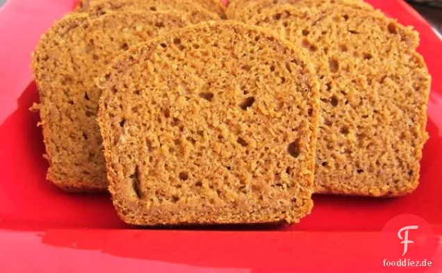 Glutenfreies Kürbis-Nog-Brot